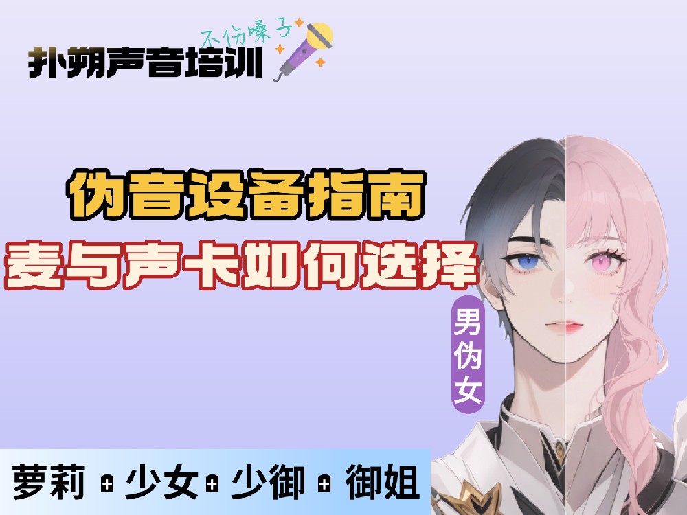 伪音设备入门指南：新手麦克风与声卡如何选择？